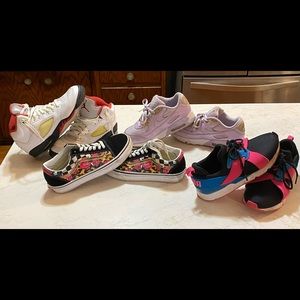 Nike, Jordan, Vans And Puma Sneaker/Shoe Lot